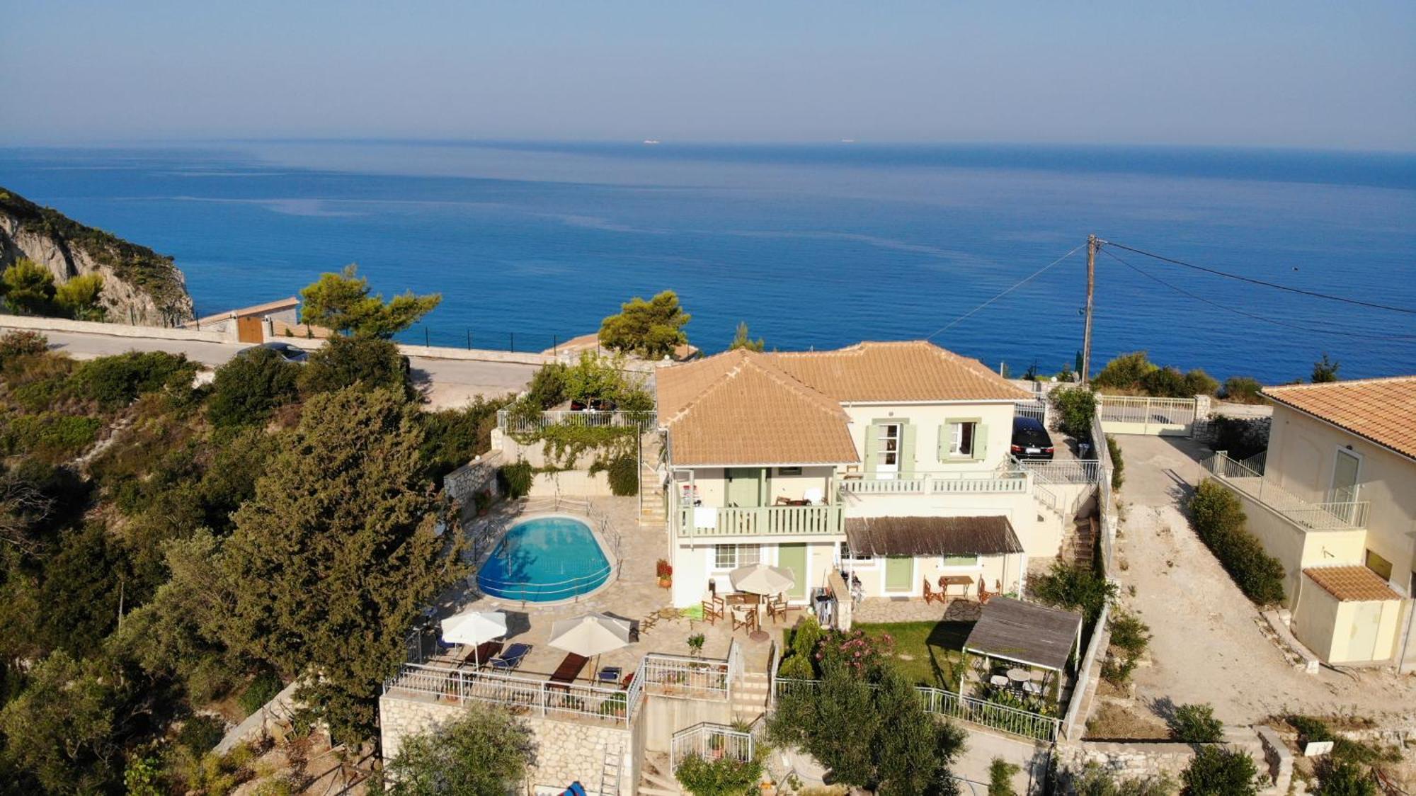 Deep Blue- Rosemary Sea View Apartment Áyios Nikítas Екстериор снимка