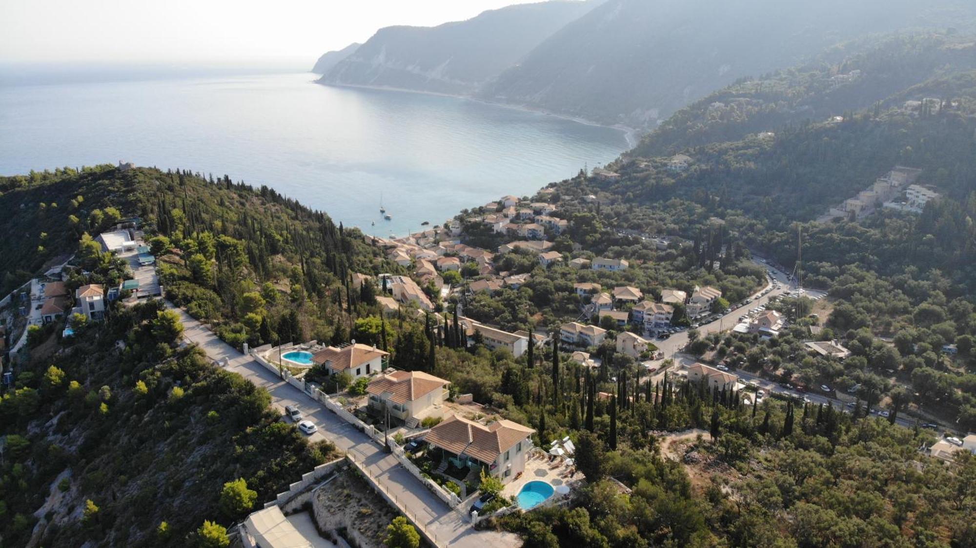 Deep Blue- Rosemary Sea View Apartment Áyios Nikítas Екстериор снимка